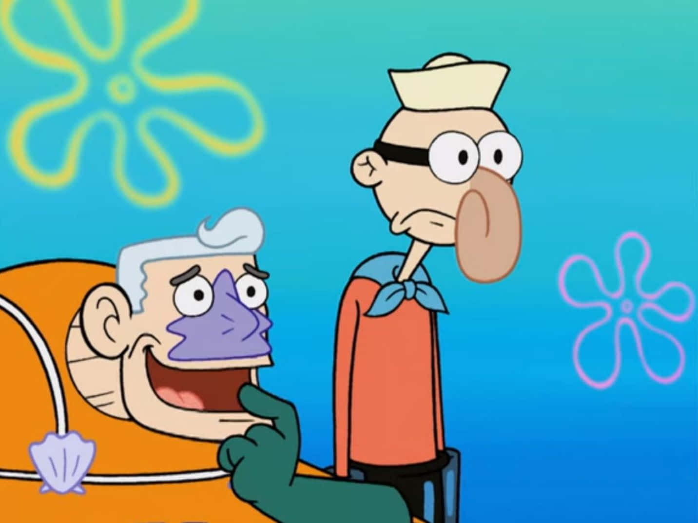 Mermaid Manand Barnacle Boy Sponge Bob Wallpaper