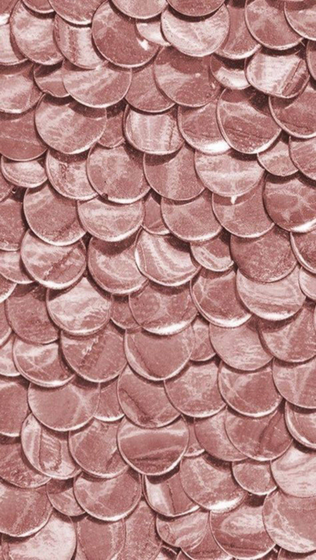 Mermaid Scales Rose Gold Iphone Wallpaper