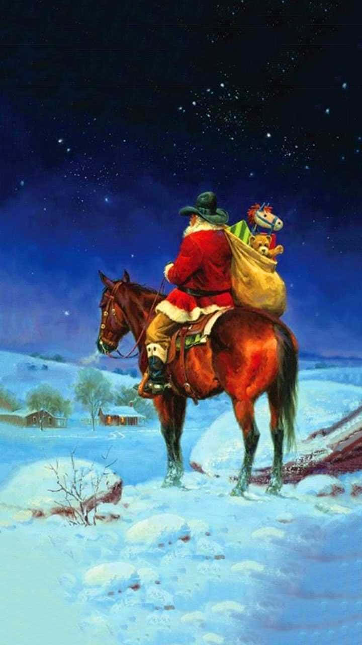 Merry Christmas From The Wild Wild West! Wallpaper