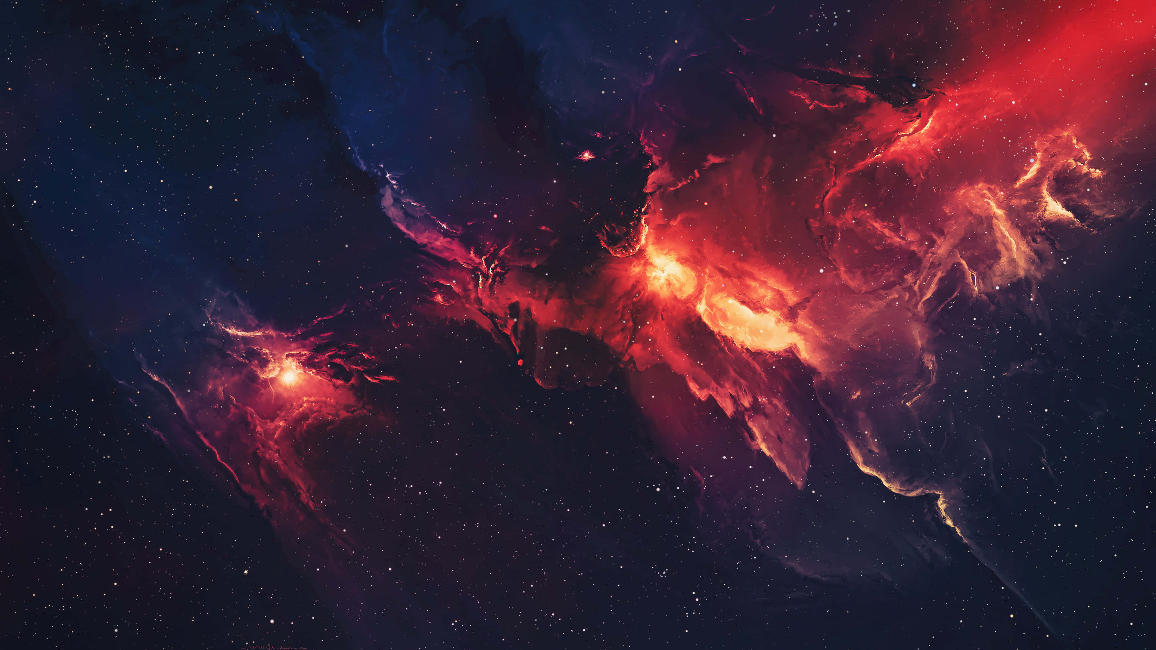 Mesmerizing 4k Galaxy Display Wallpaper