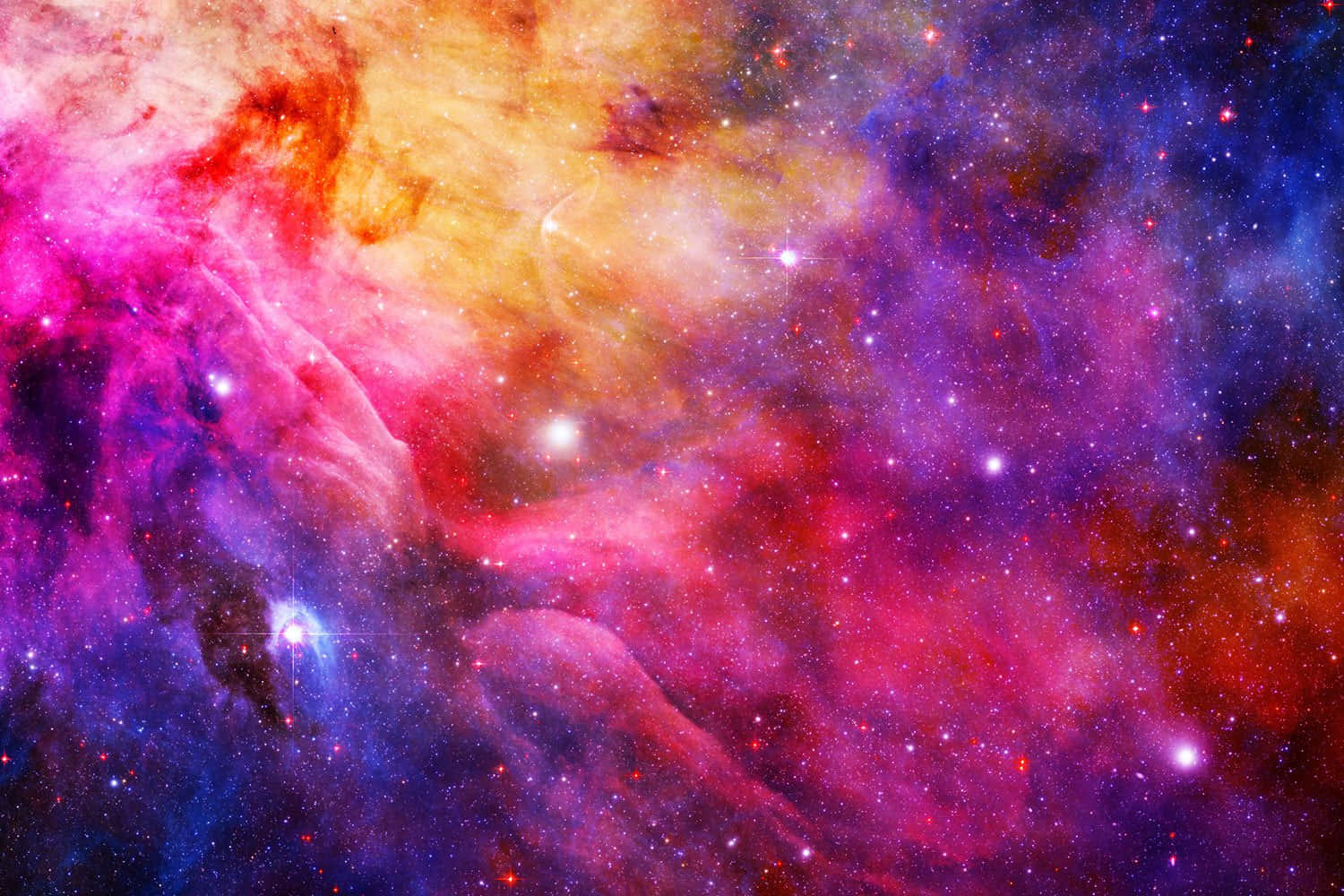 Mesmerizing Colorful Space Scene Wallpaper