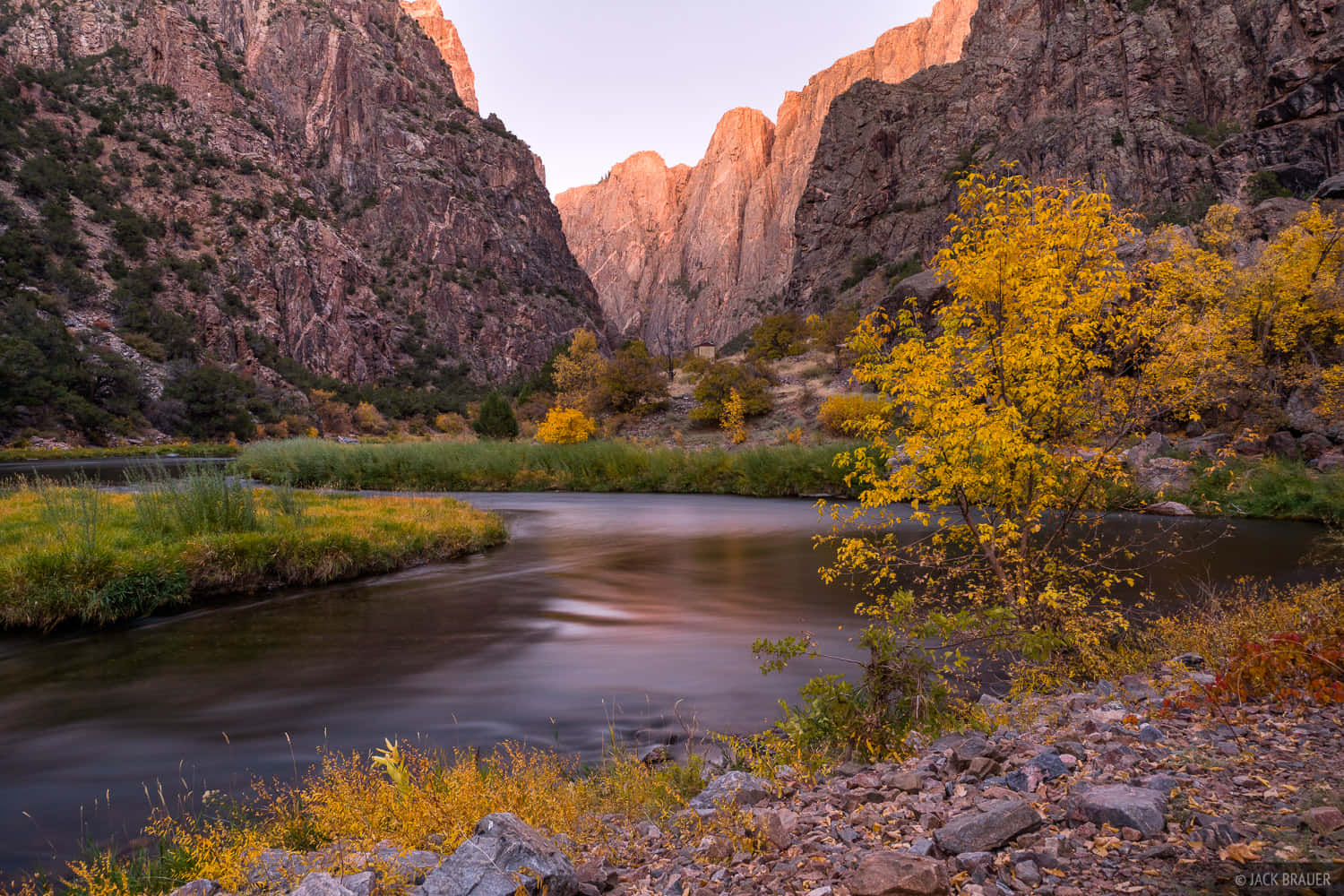 Mesmerizing View Of Black Canyon, Colorado Wallpaper