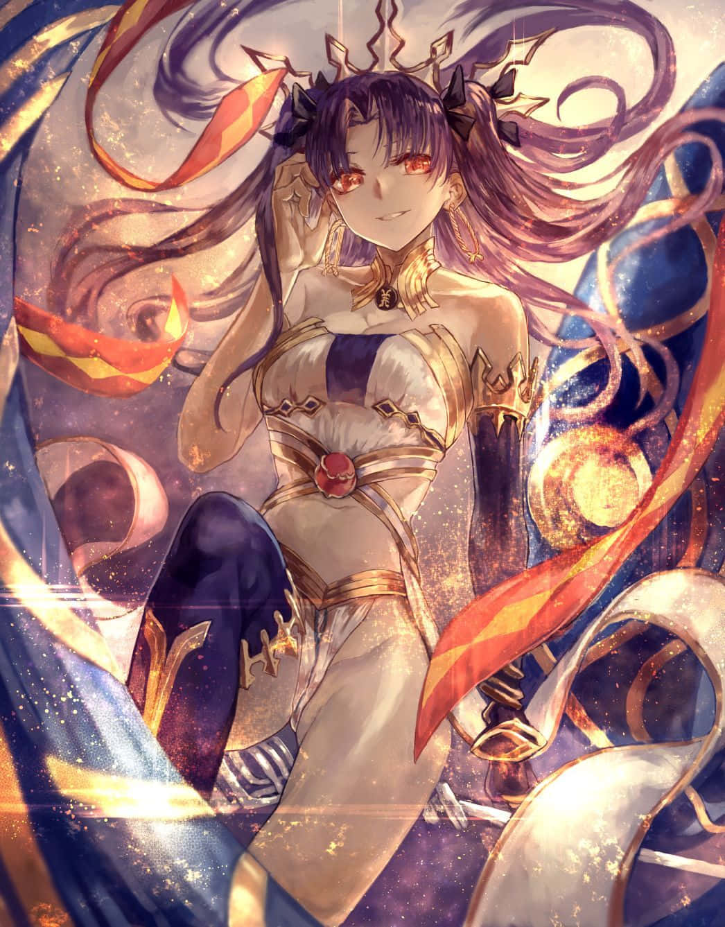 Mesopotamian Goddess Ishtar In Fate Grand Order Wallpaper