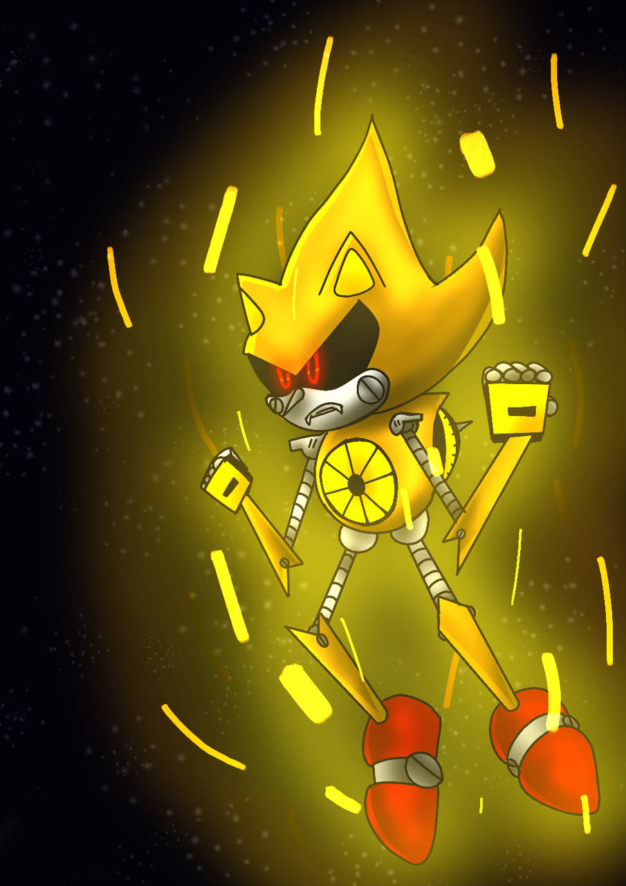 Metal Sonic Yellow Body Wallpaper