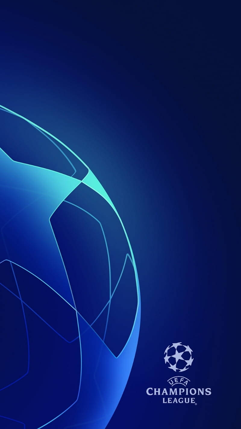 Metallic Gradient Ball Star Champions League Wallpaper