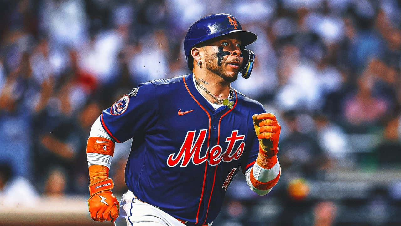 Mets Playerin Action Wallpaper