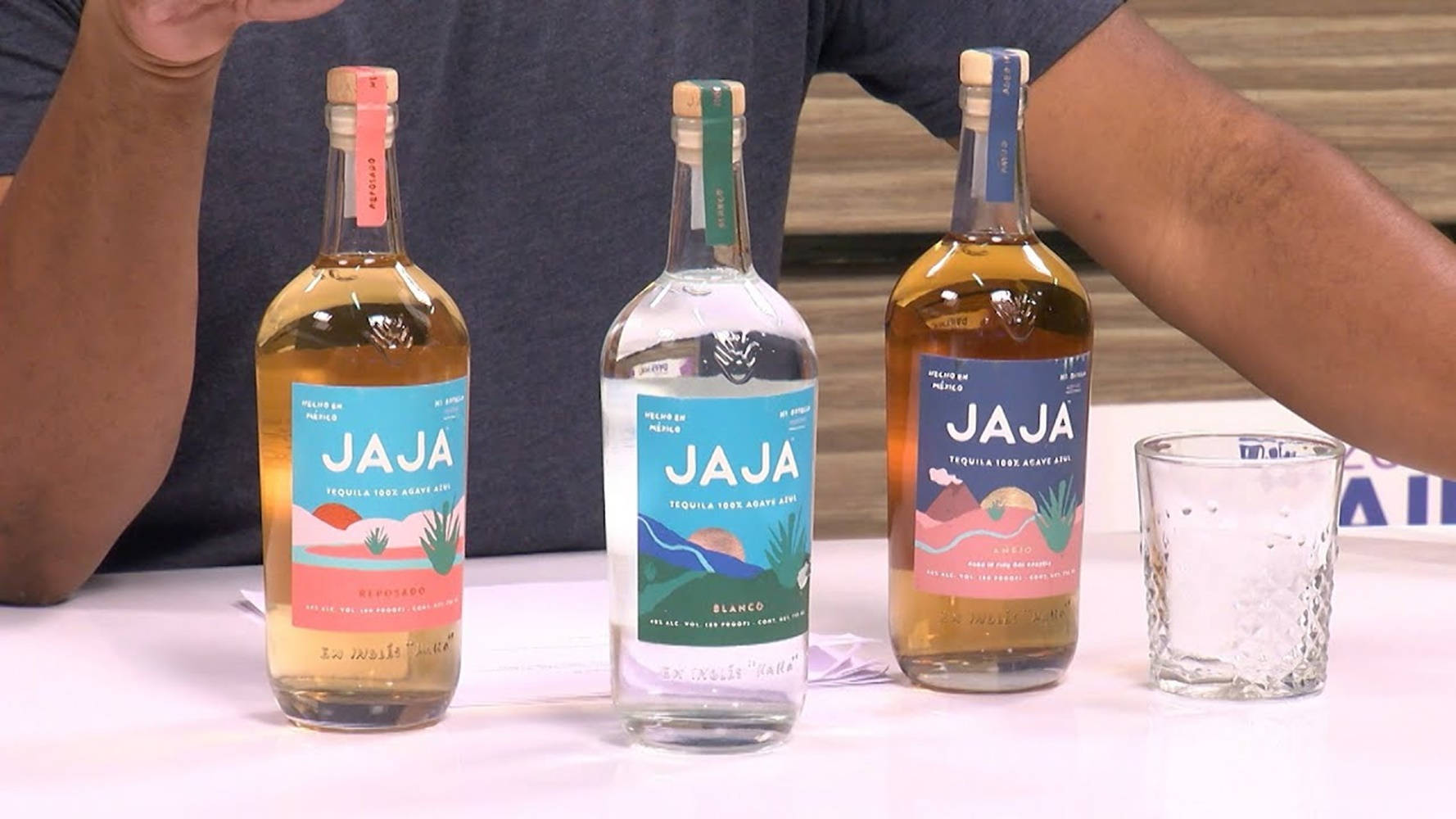 Mexican Jaja Tequilla In Three Variants Wallpaper