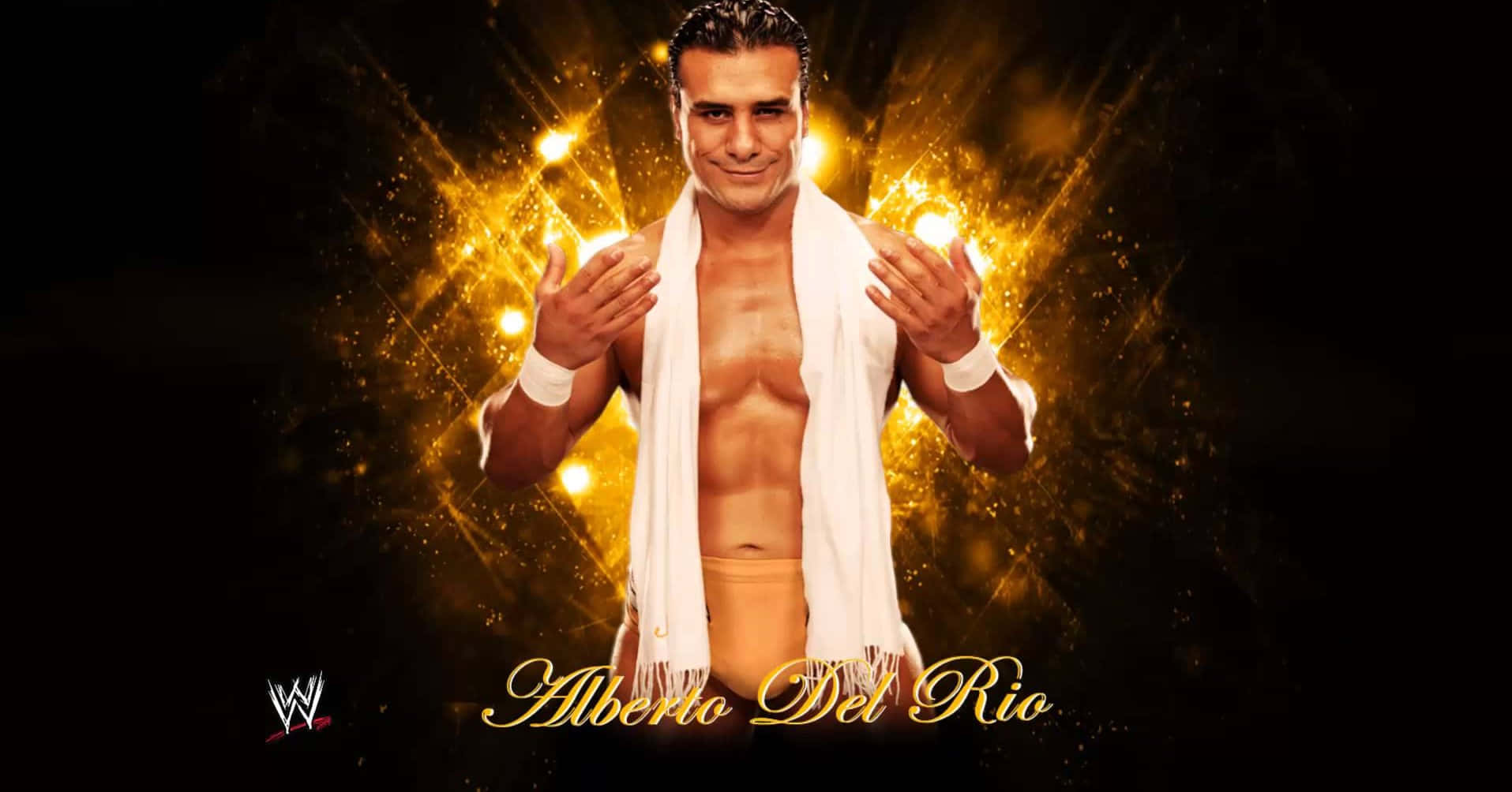 Mexican Wwe Alberto Del Rio Graphic Art Wallpaper