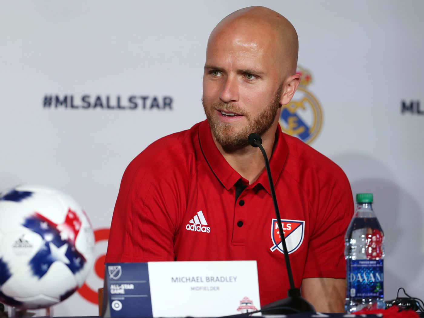 Michael Bradley At Mls Press Conference Wallpaper