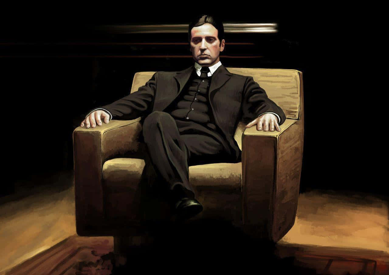 Michael Corleone, Godfather Of The Corleone Family Wallpaper