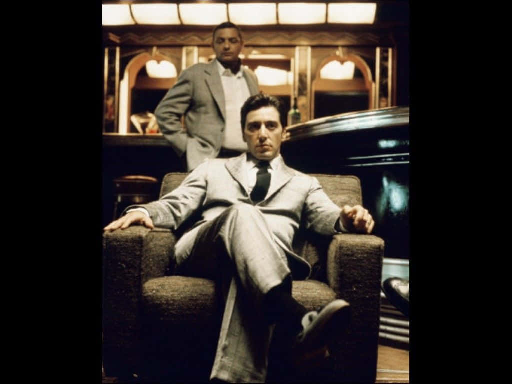 Michael Corleone With Al Neri Wallpaper