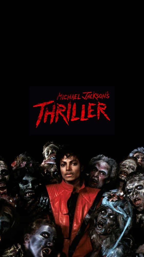 Michael Jackson In His Iconic Thriller Costume Wallpaper