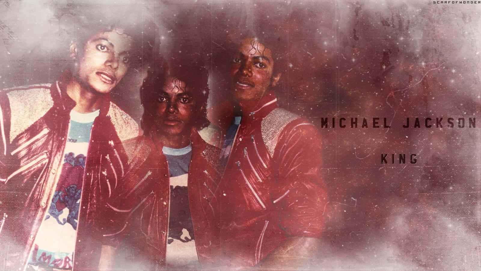 Michael Jackson In His Iconic Thriller Music Video Wallpaper