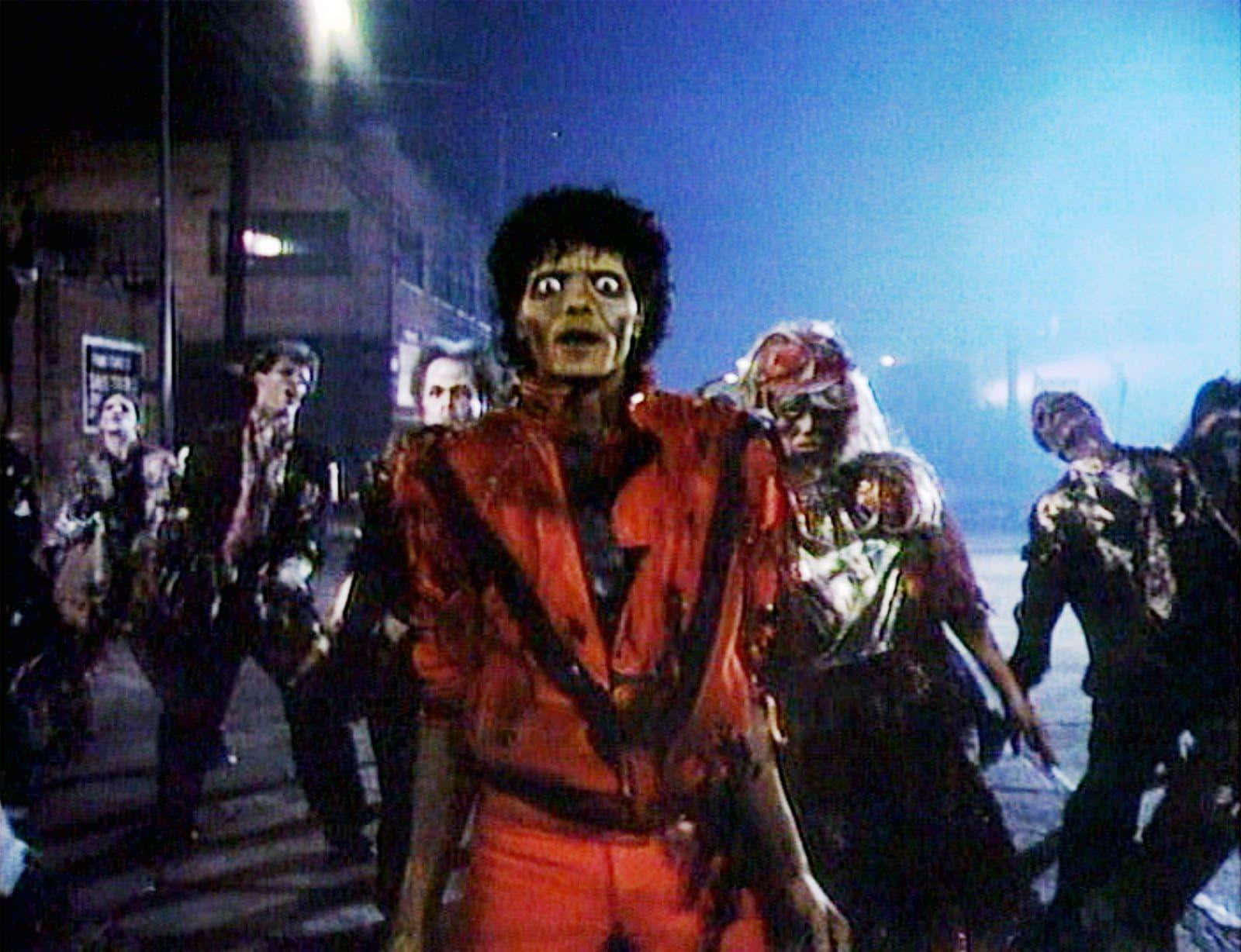 Michael Jackson Pushing The Boundaries Of Music With The Iconic Thriller Music Video. Wallpaper