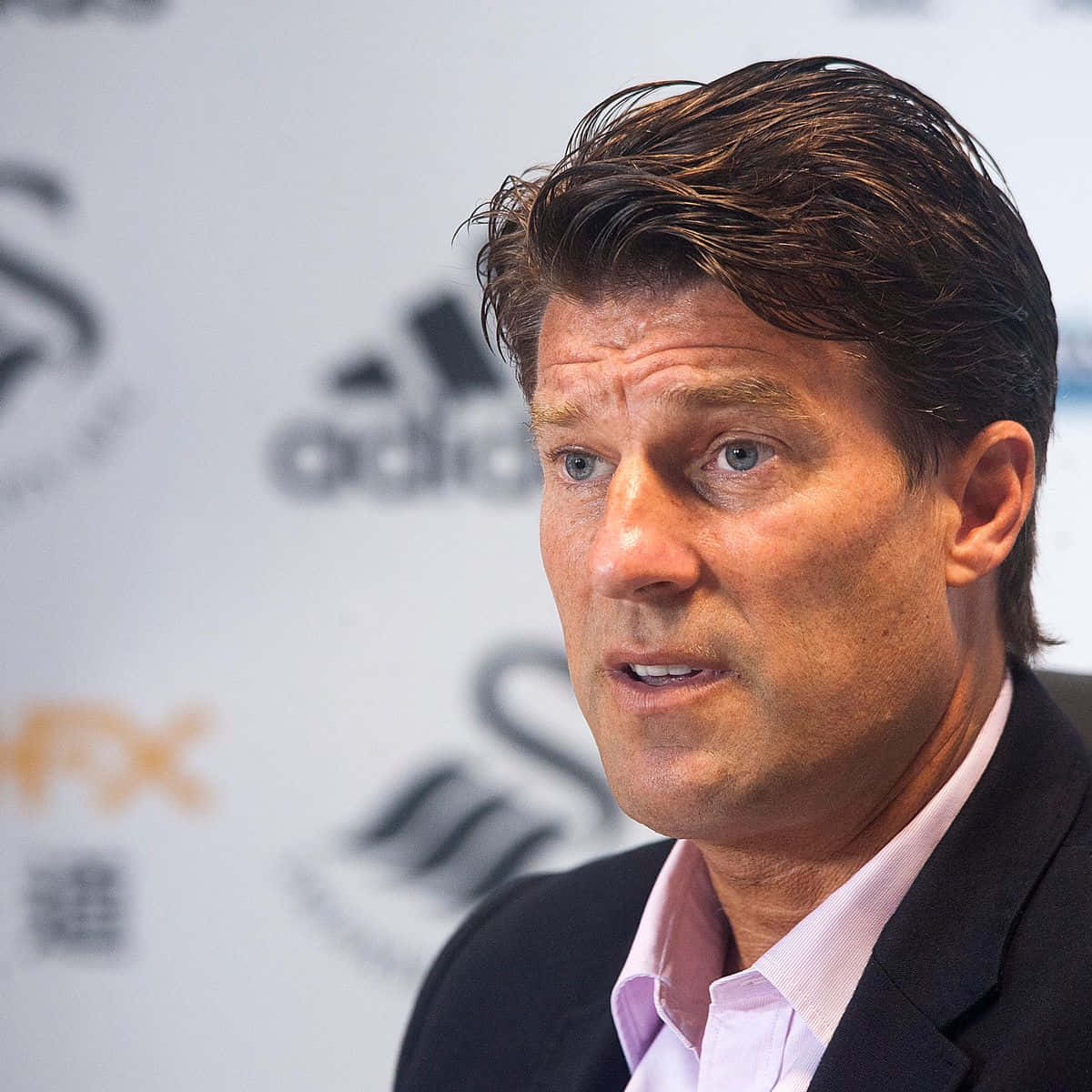 Michael Laudrup Attending Media Day In 2013 Wallpaper