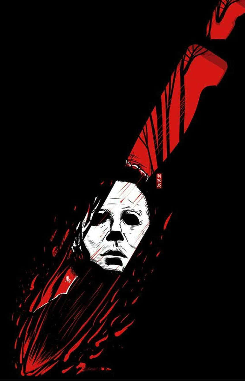 Michael Myers In Knife Wallpaper