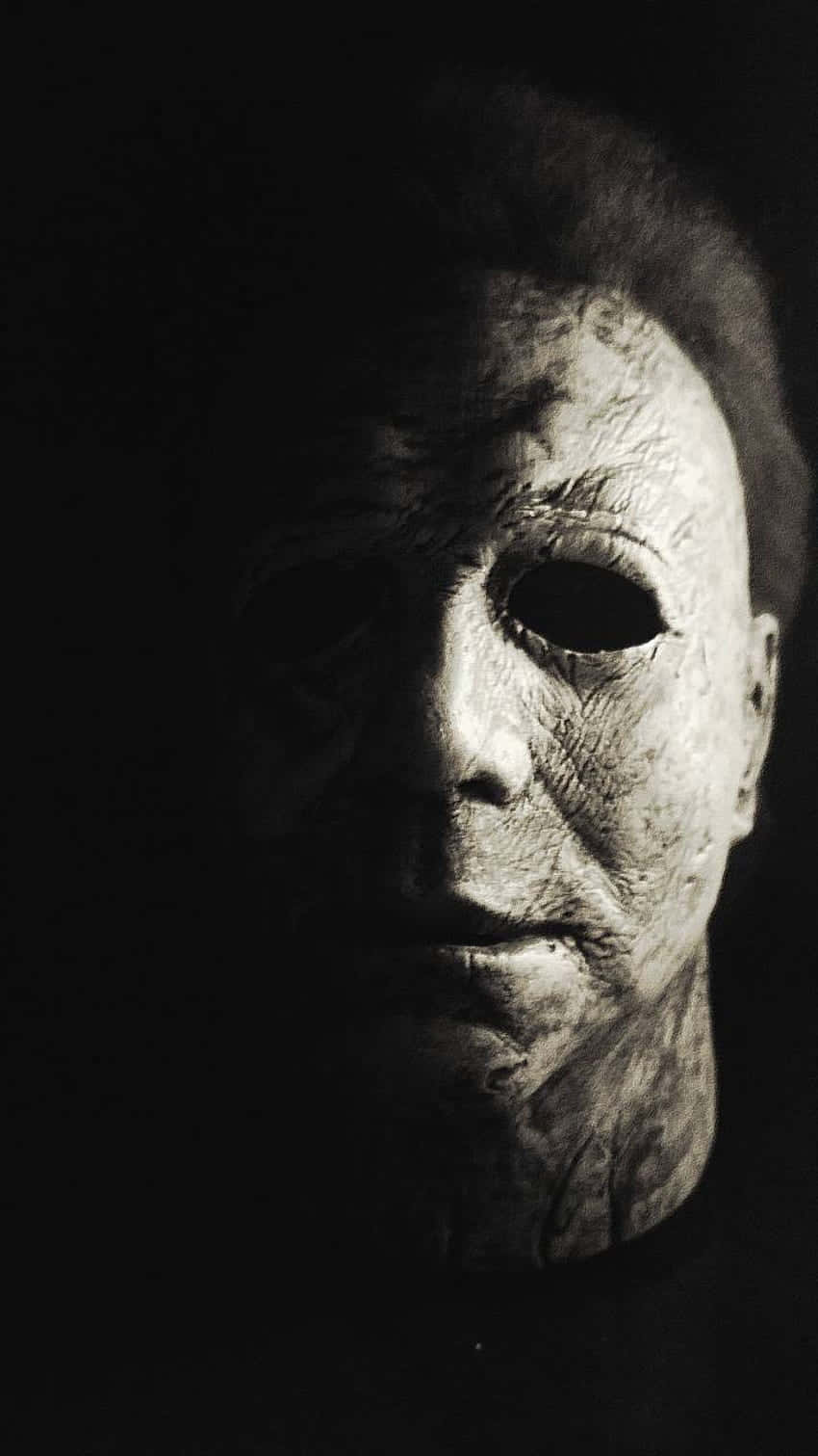 Michael Myers Phone Close Up Shot Wallpaper