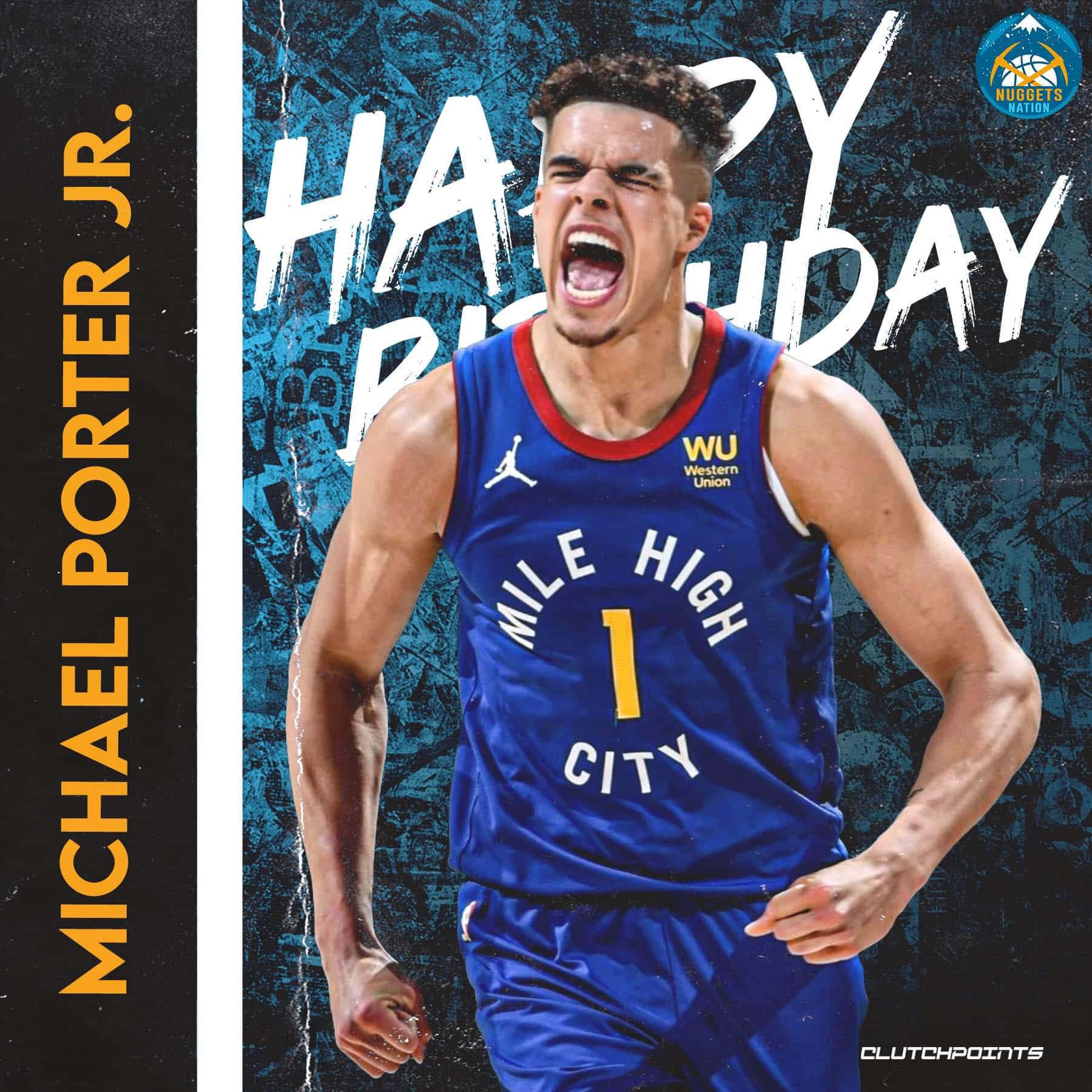 Michael Porter Jr Happy Birthday Vector Artwork Wallpaper