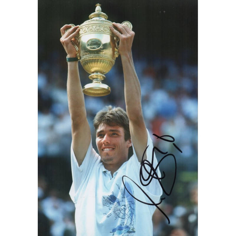 Michael Stich's Signed Photograph. Wallpaper