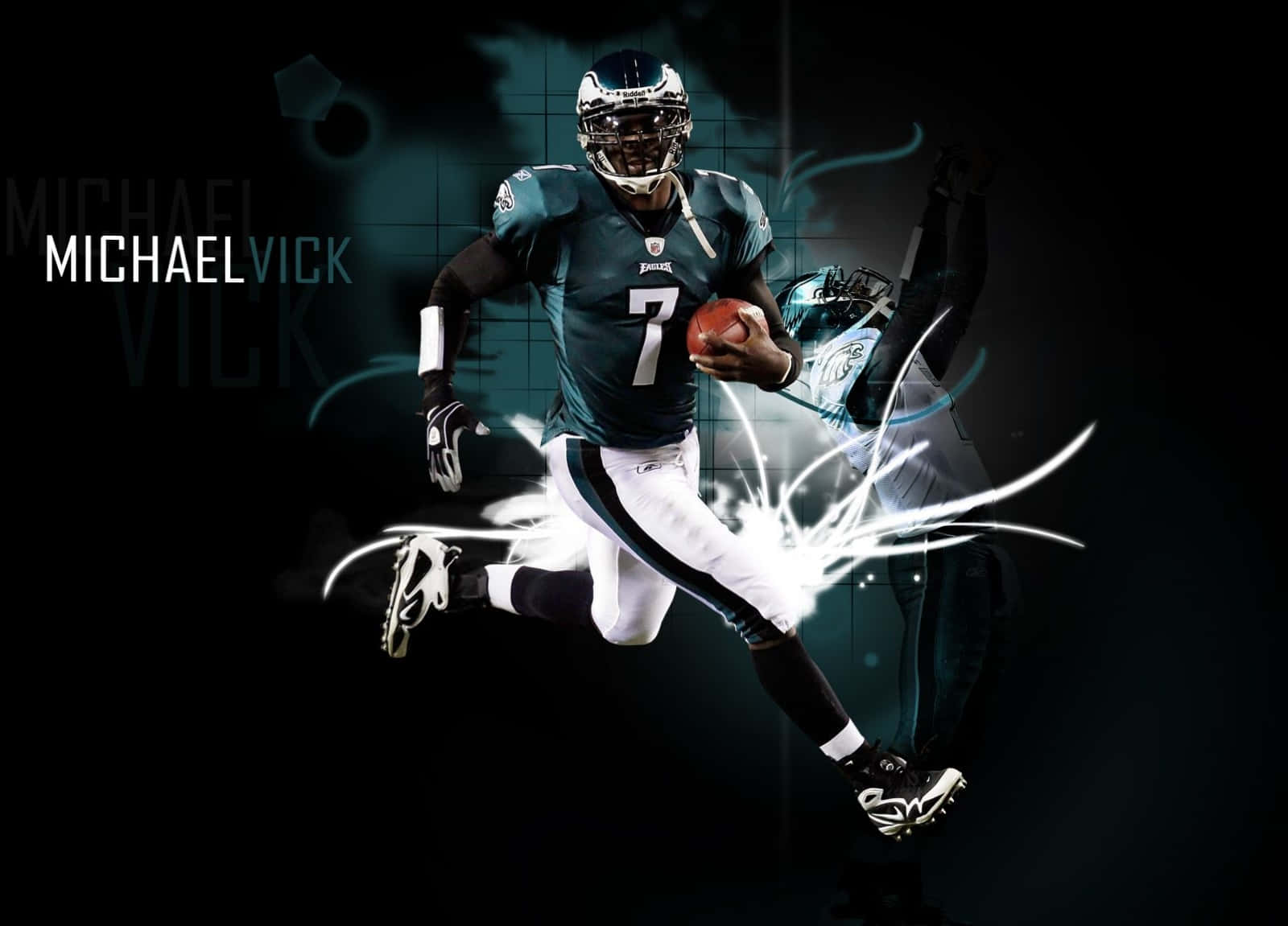 Michael Vick, Former Pro-quarterback In The Nfl. Wallpaper