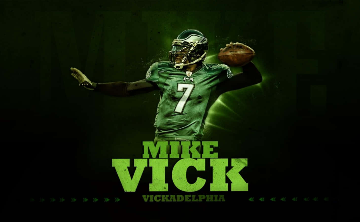 Michael Vick Prepares To Deliver Another Pass Wallpaper