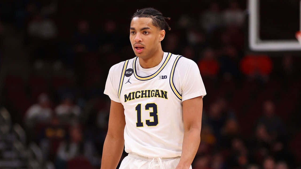 Michigan Basketball Player13 Wallpaper