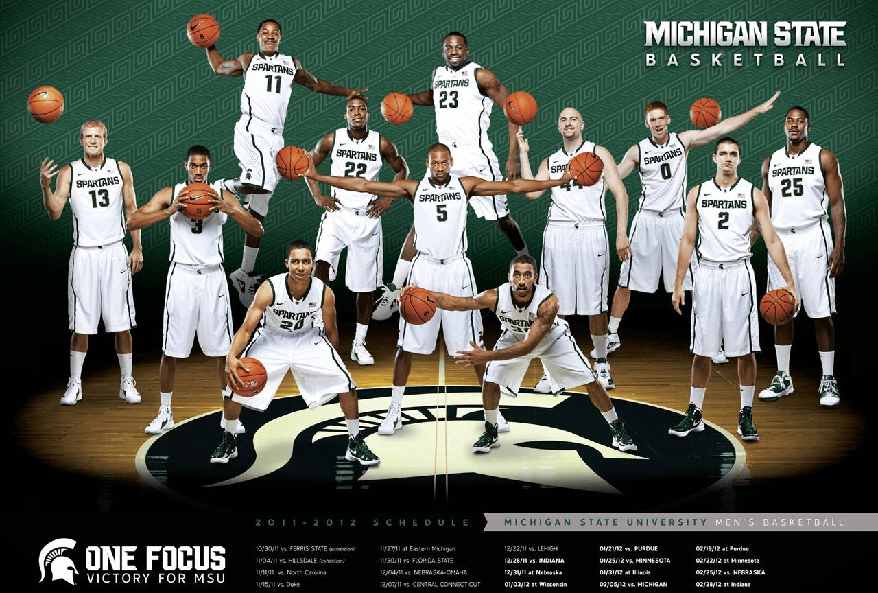 Michigan State University Basketball Schedule Wallpaper