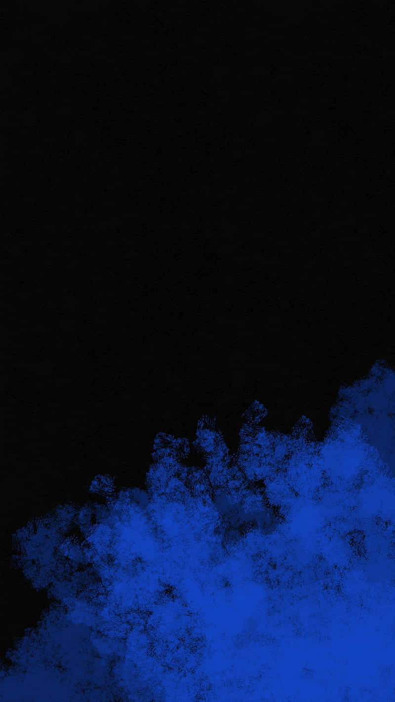 Midnight Blue Smoke Texture Wallpaper