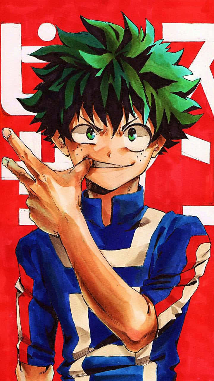 Midoriya Izuku, Aka Deku, Ready To Save The World In My Hero Academia! Wallpaper