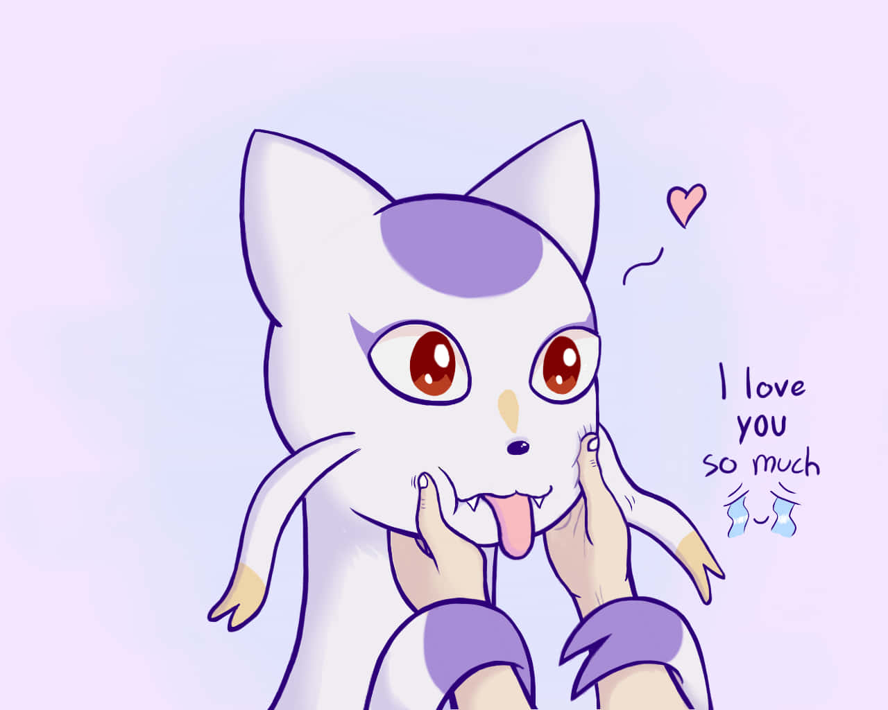 Mienshao Tongue Out Wallpaper