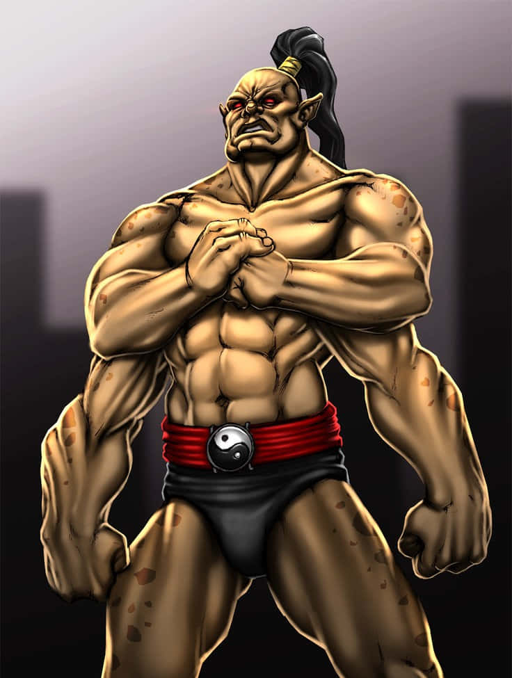 Mighty Goro, The Four-armed Shokan Warrior From Mortal Kombat Wallpaper