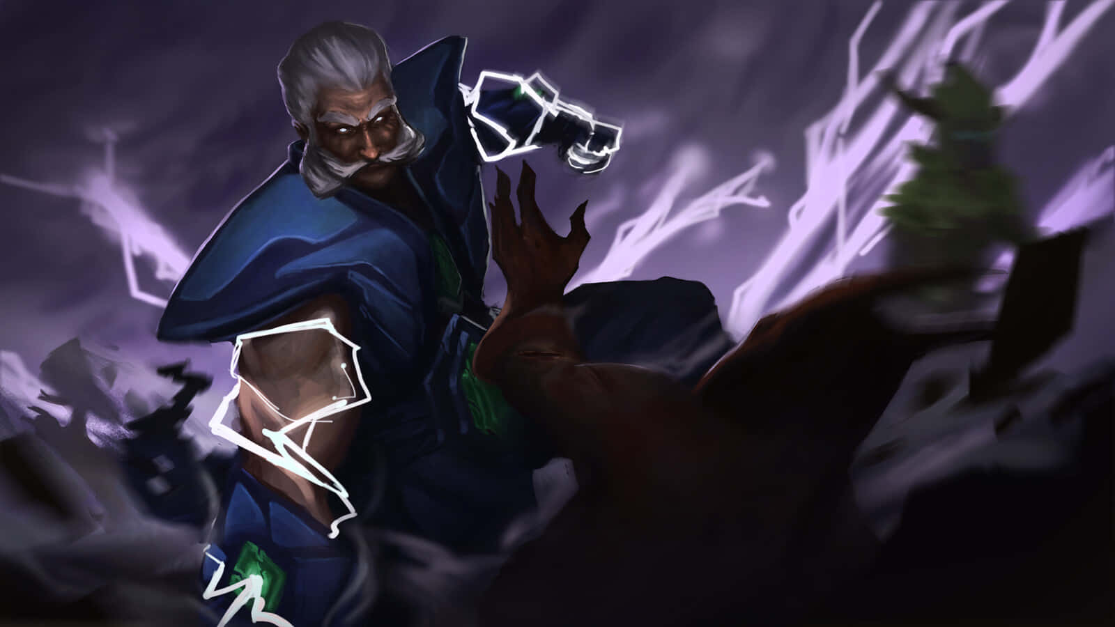 Mighty Zeus In Action In Dota 2 Wallpaper