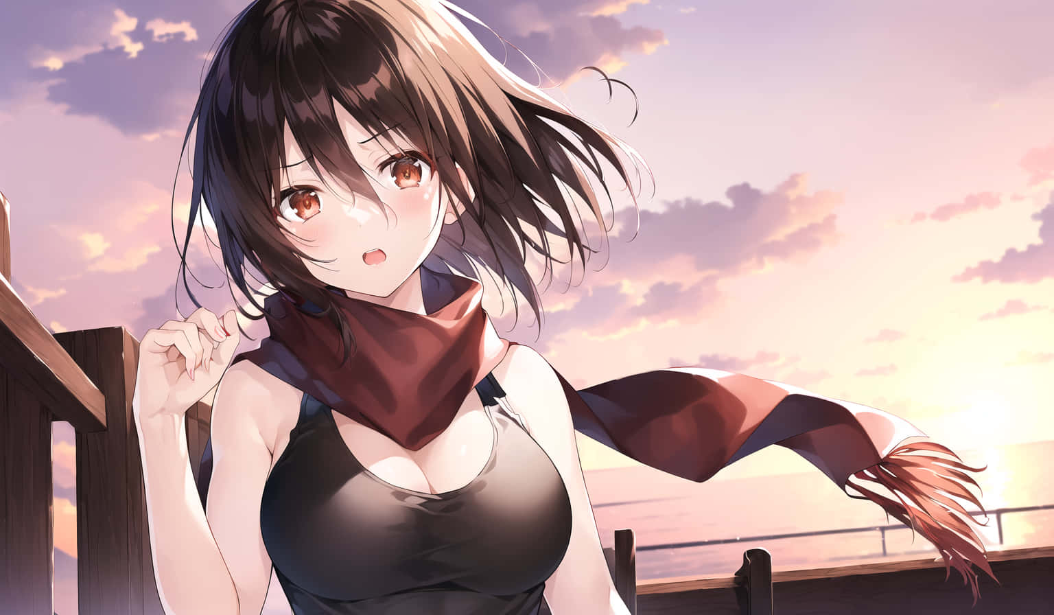 Mikasa Pfp Curves Wallpaper