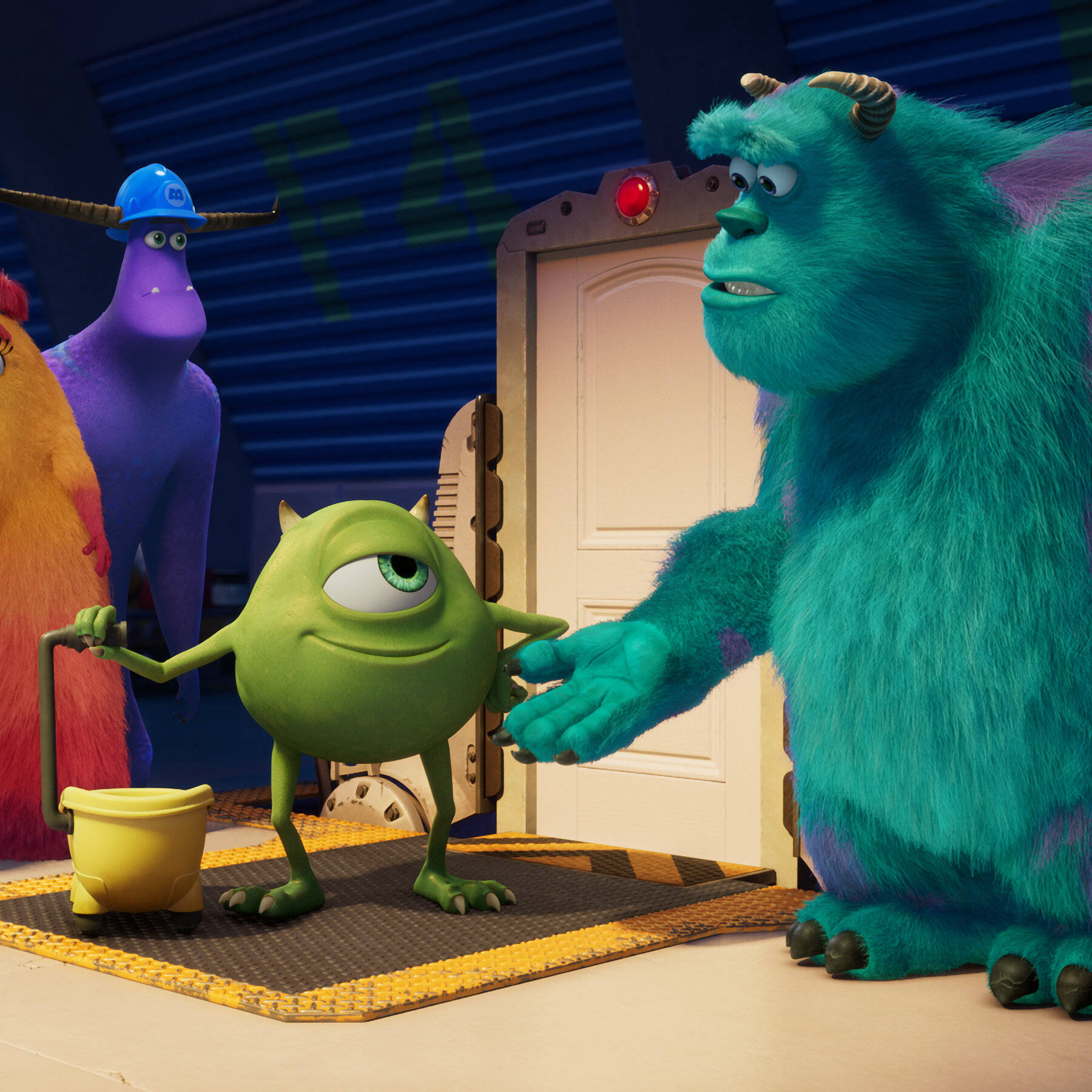 Mike Wazowski James Sullivan Monsters Inc Wallpaper