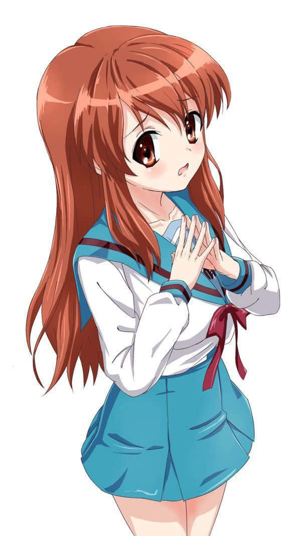 Mikuru Asahina From The Melancholy Of Haruhi Suzumiya Wallpaper