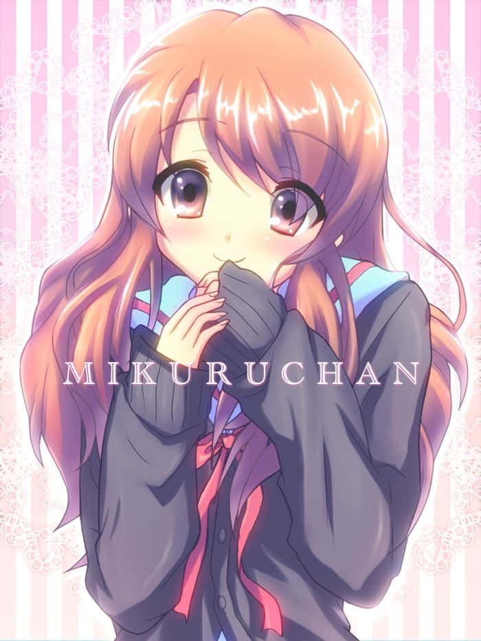 Mikuru Asahina From The Melancholy Of Haruhi Suzumiya Wallpaper