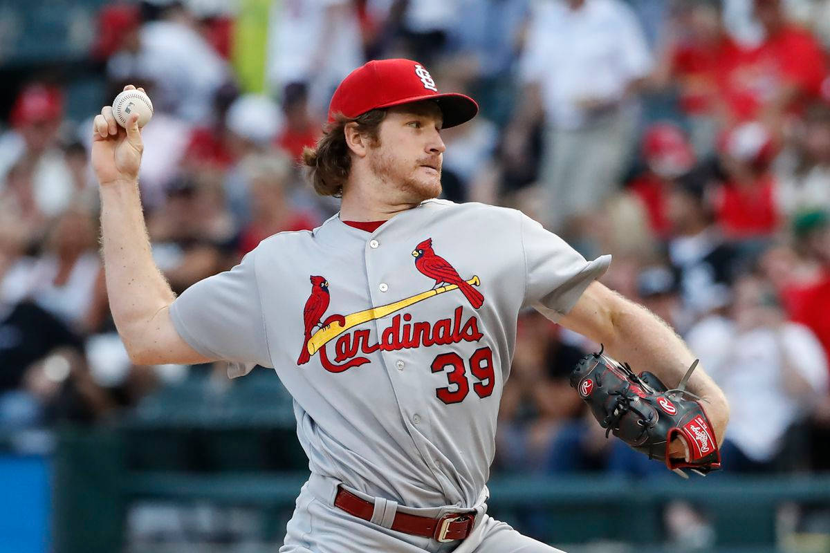 Miles Mikolas Pitching Ball Wallpaper