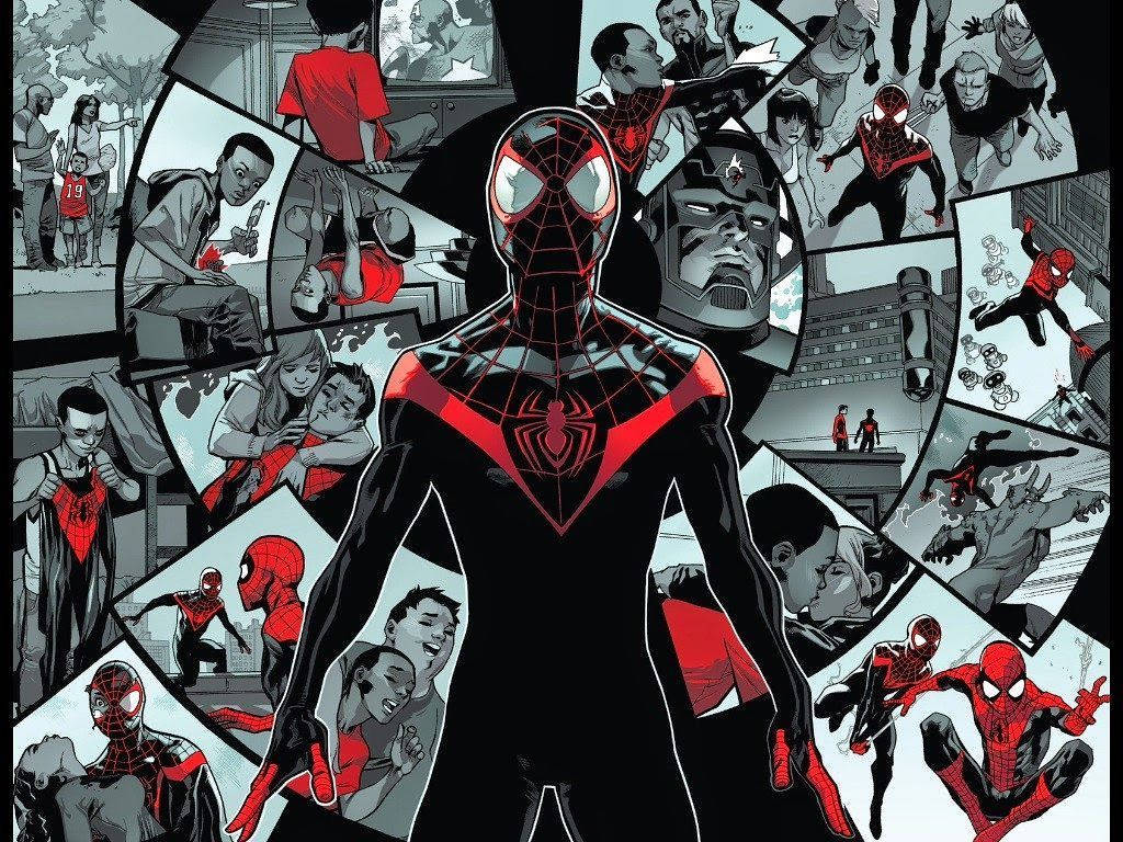 Miles Morales Takes Flight Wallpaper