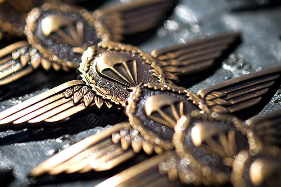 Military Pilot Wings Badges Wallpaper