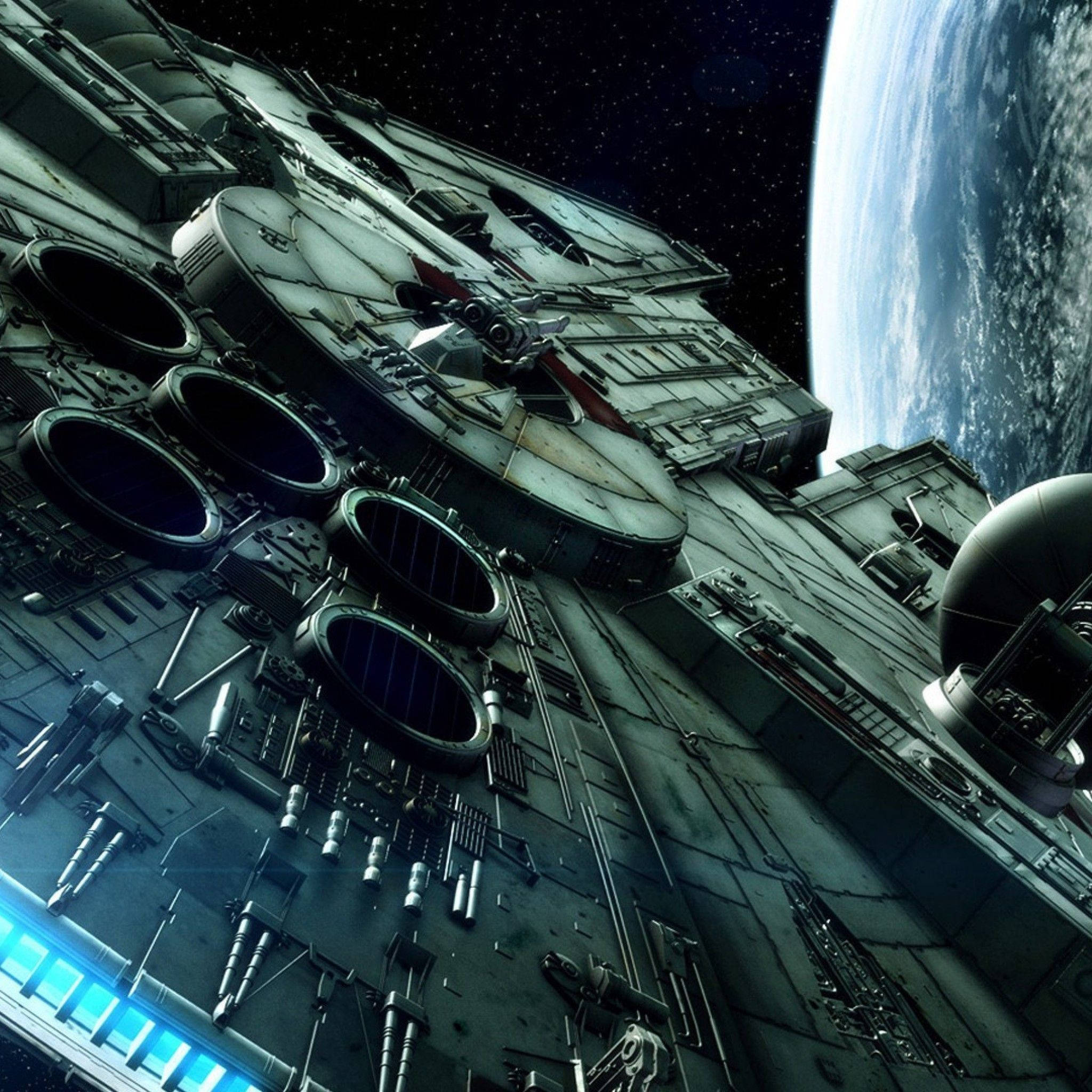 Millennium Falcon Star Wars Tablet Wallpaper