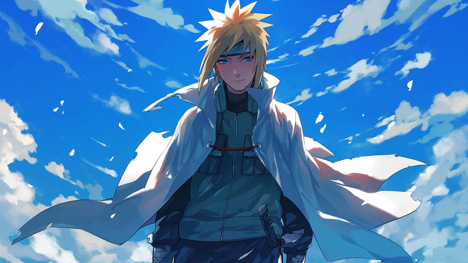 Minato Namikaze Blue Sky Wallpaper