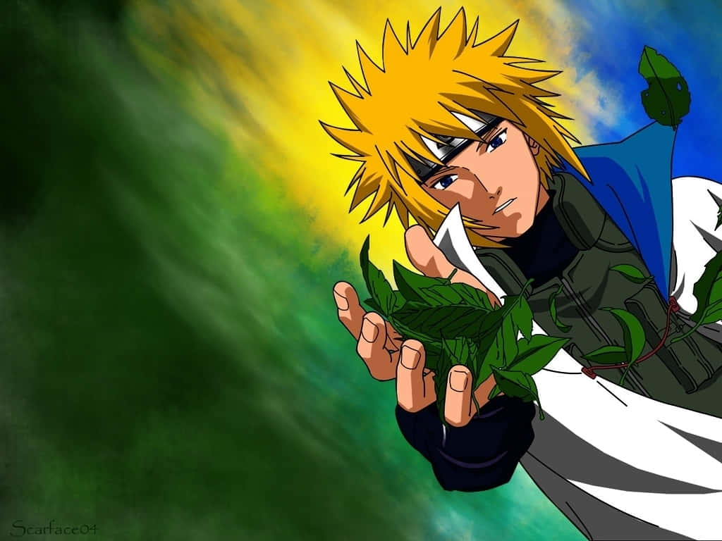 Minato Namikaze Fourth Hokage Art Wallpaper