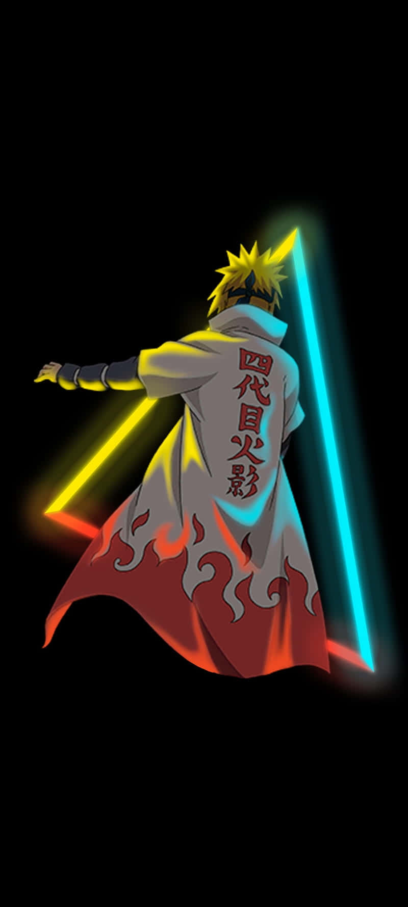 Minato Namikaze Fourth Hokage Art Wallpaper