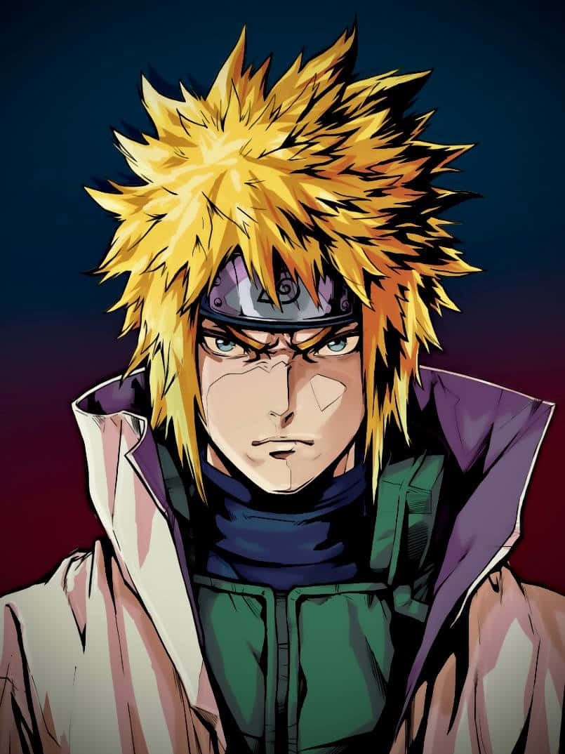 Minato Namikaze Fourth Hokage Portrait Wallpaper