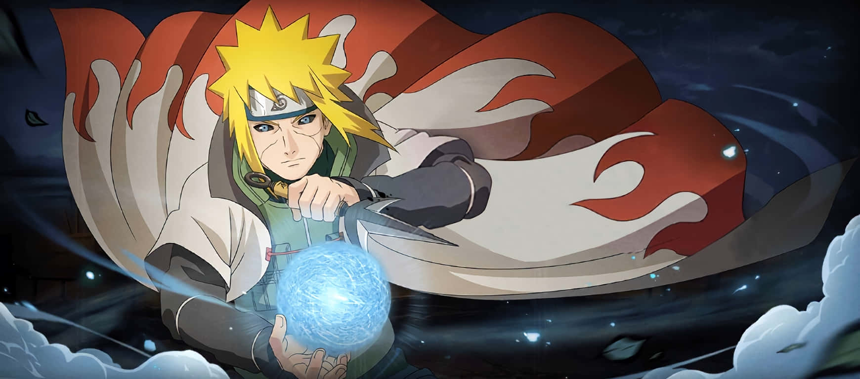 Minato Namikaze Rasengan Preparation Wallpaper