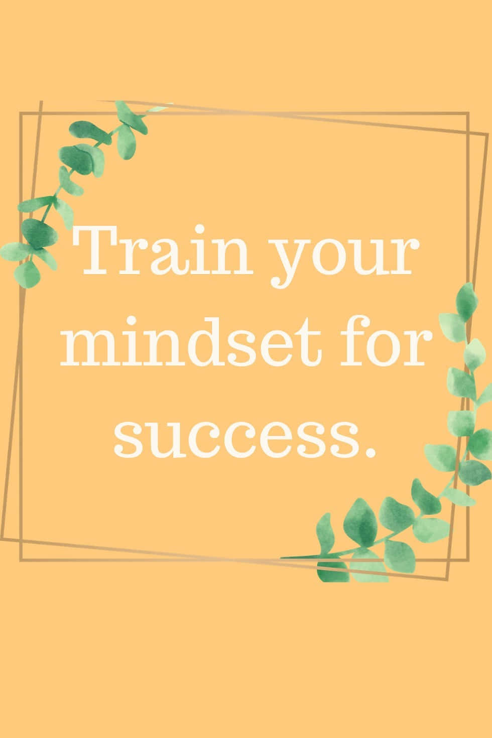 Mindsetfor Success Quote Wallpaper