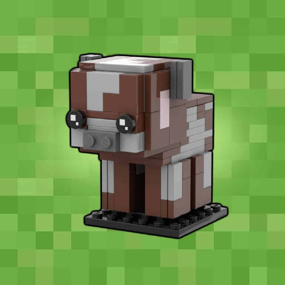 Minecraft Cow In Its Natural Habitat Wallpaper