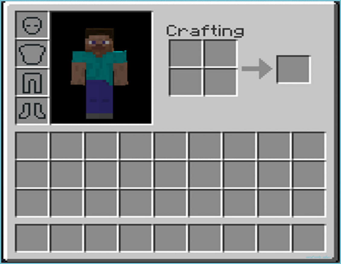 Minecraft Crafting Inventory Wallpaper