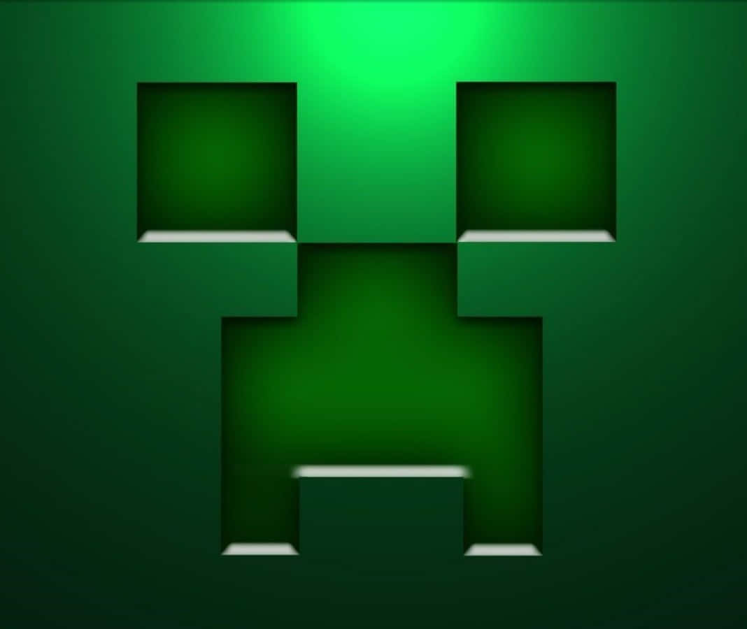 Minecraft Creeper Face Icon Wallpaper