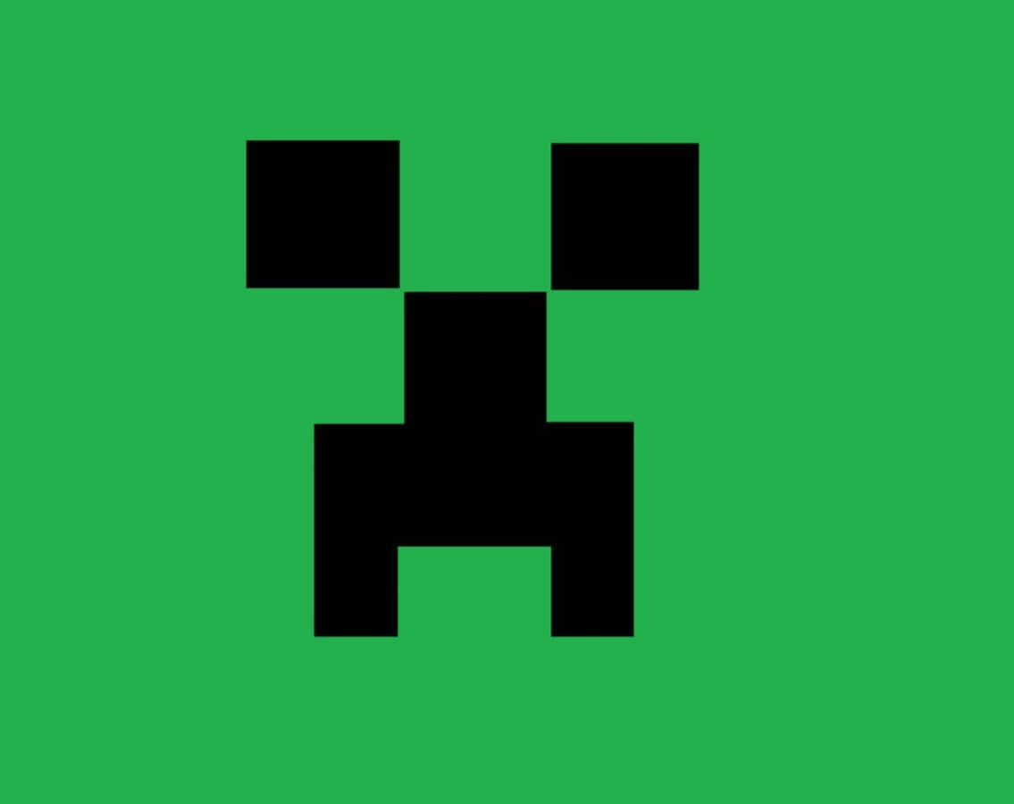 Minecraft Creeper Face Icon Wallpaper